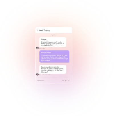Discussion instantanées